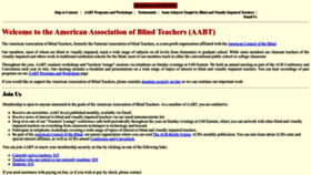 What Blindteachers.net website looked like in 2023 (This year)