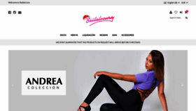 What Bailalocura.com website looked like in 2023 (This year)