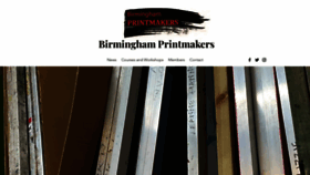 What Birminghamprintmakers.org website looked like in 2023 (This year)