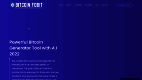 What Bitcoinfobit.com website looked like in 2023 (This year)