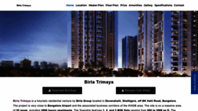 What Birlatrimayaa.in website looked like in 2023 (This year)