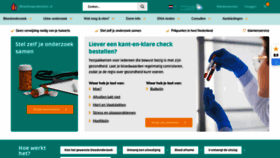 What Bloedwaardentest.nl website looked like in 2023 (This year)
