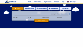 What Buddhaair.com website looked like in 2023 (This year)