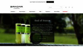 What Bahoma.com website looked like in 2023 (This year)