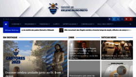 What Bispado.org.br website looked like in 2023 (This year)