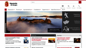 What Burgos.es website looked like in 2023 (This year)