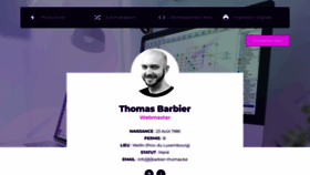What Barbier-thomas.be website looked like in 2023 (This year)