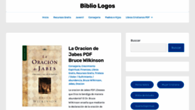 What Bibliologos.com website looked like in 2023 (This year)