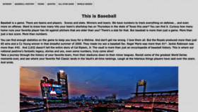 What Baseball-vault.com website looked like in 2023 (This year)