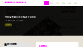 What Baohuisf.com website looked like in 2023 (This year)