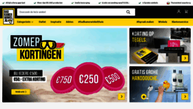 What Badkamerwinkel.nl website looked like in 2023 (1 year ago)