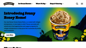 What Benjerry.co.uk website looked like in 2023 (This year)