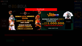 What Bgibola7.online website looked like in 2023 (This year)