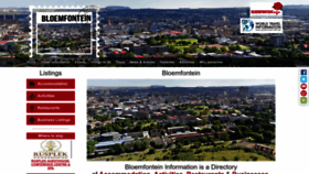 What Bloemfontein-information.co.za website looked like in 2023 (This year)