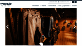 What Bydenim.com.tr website looked like in 2023 (This year)