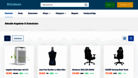 What Blitzdeals.de website looked like in 2023 (This year)