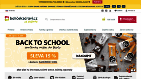 What Balicekzdravi.cz website looked like in 2023 (This year)