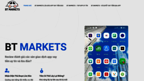 What Bt-markets.org website looked like in 2023 (This year)