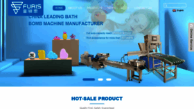 What Bathbombmachines.com website looked like in 2023 (This year)