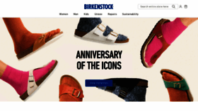 What Birkenstock.com.au website looked like in 2023 (This year)