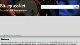 What Bluegrassnet.com website looked like in 2023 (This year)