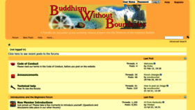 What Buddhismwithoutboundaries.com website looked like in 2023 (This year)