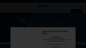 What Biotherm.ca website looked like in 2023 (This year)