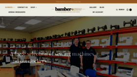 What Bambersew.com website looked like in 2023 (This year)