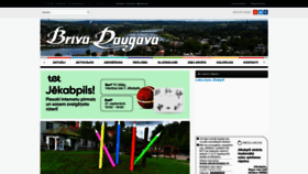 What Bdaugava.lv website looked like in 2023 (This year)