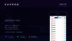 What Baifenbaihusini.com website looked like in 2023 (This year)