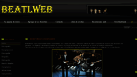 What Beatlweb.com website looked like in 2011 (12 years ago)