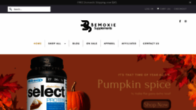 What Bemoxiesupplements.com website looked like in 2023 (1 year ago)