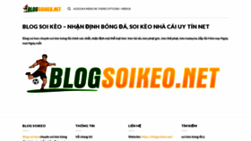 What Blogsoikeo.net website looked like in 2023 (This year)