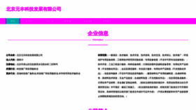 What Bjyuanfeng.com website looked like in 2023 (This year)