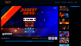 What Basketbros.online website looked like in 2023 (This year)