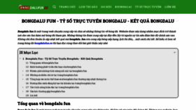 What Bongdalufun.co website looked like in 2023 (This year)