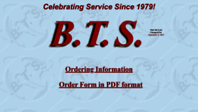 What Btsrr.com website looked like in 2023 (This year)