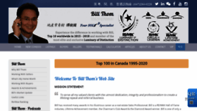 What Billthom.com website looked like in 2023 (This year)