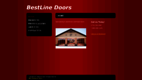 What Bestlinedoors.com website looked like in 2023 (This year)