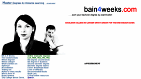 What Bain4weeks.com website looked like in 2023 (This year)