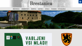 What Brestanica.com website looked like in 2023 (This year)