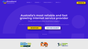 What Broadbandsolutions.com.au website looked like in 2023 (This year)