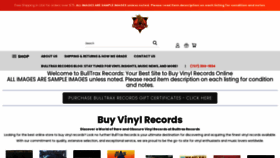 What Bulltraxrecords.com website looked like in 2023 (This year)