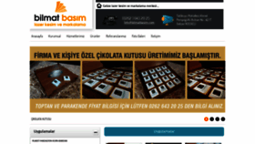 What Bilmatbasim.com website looked like in 2023 (This year)