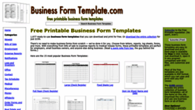 What Businessformtemplate.com website looked like in 2023 (This year)