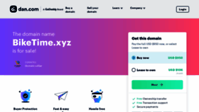 What Biketime.xyz website looked like in 2023 (This year)