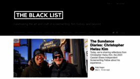 What Blog.blcklst.com website looked like in 2023 (This year)