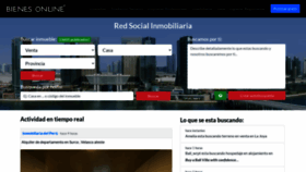 What Bienesonline.pe website looked like in 2023 (This year)