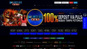 What Bolaslot855.com website looked like in 2023 (This year)