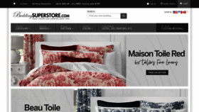 What Beddingsuperstore.com website looked like in 2023 (1 year ago)